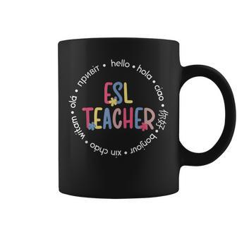 Esl Teacher English As A Second Language Teacher Coffee Mug - Seseable