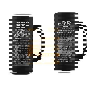 Estes Name Gift Estes Born To Rule Coffee Mug - Seseable
