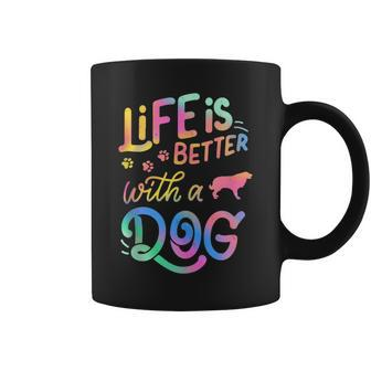 Estrela Mountain Dog Life Is Better With My Dog Mom Dad Coffee Mug | Mazezy DE