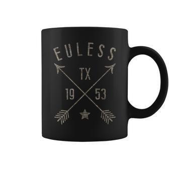 Euless Texas Distressed Boho Style Home City Coffee Mug | Mazezy