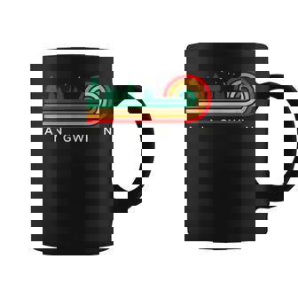 Evergreen Vintage Stripes Angwin California Coffee Mug | Mazezy