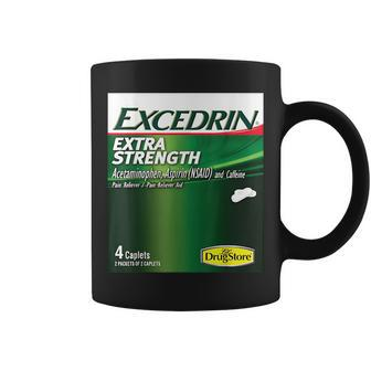 Excedrin Extra Strength Nurse Pharmacy Halloween Costume Coffee Mug - Monsterry DE