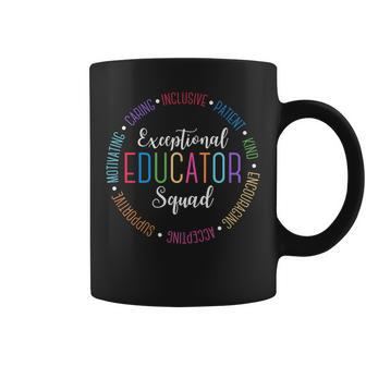 Exceptional Educator Circle Design Teacher Coffee Mug | Mazezy