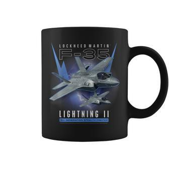 F-35 Lightning Ii 5Th Gen Stealth Fighter Coffee Mug | Mazezy