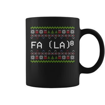Fa La 8 Christmas Santa Math Teacher Xmas Coffee Mug - Thegiftio UK