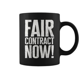 Fair Contract Now Writers Guild Of America Wga Strike Coffee Mug | Mazezy
