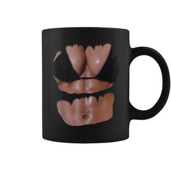 Fake Abs T Bikini Body Muscle Six Pack 3D Coffee Mug - Seseable