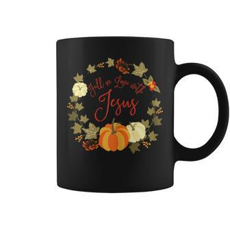 Falling In Love With Jesus Christian Halloween Jesus Falla Coffee Mug | Mazezy