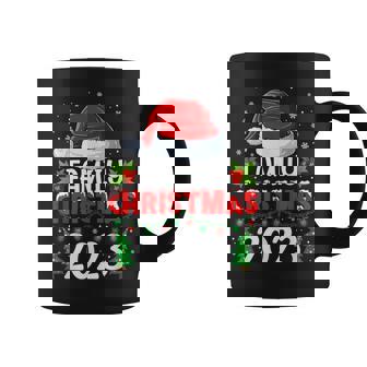 Family Christmas 2023 Santa Hat Family Matching Pajamas Xmas Coffee Mug | Mazezy