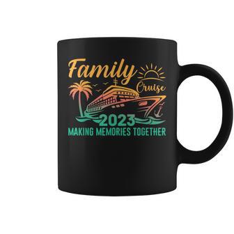 Family Cruise 2023 Making Memories Together Vacation Boat Coffee Mug - Monsterry UK