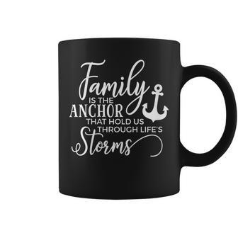 Family Is The Anchor - Family Quotes Coffee Mug | Mazezy UK