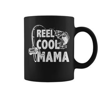 Family Lover Reel Cool Mama Fishing Fisher Fisherman Gift For Womens Gift For Women Coffee Mug | Mazezy DE