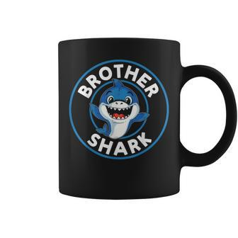 Family Shark Lover Funny Cute Brother Shark Funny Gifts For Brothers Coffee Mug | Mazezy
