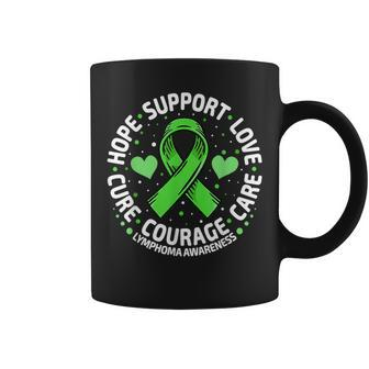 Family Support Non Hodgkin's Lymphoma Cancer Awareness Coffee Mug - Seseable