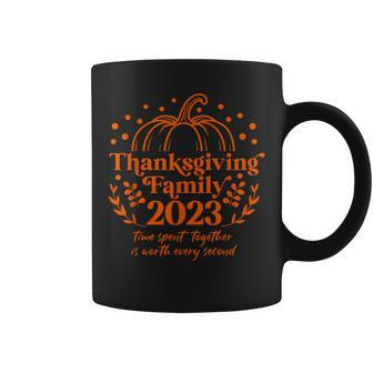 Family Thanksgiving 2023 Time Spent Together Matching Family Coffee Mug | Mazezy