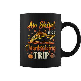 Family Thanksgiving Cruise 2023 Pumpkin Turkey Trip Matching Coffee Mug - Thegiftio UK