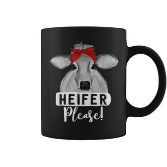 Farm Cow Heifer Please Farmer Gifts Coffee Mug | Mazezy AU
