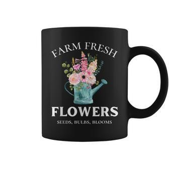 Farm Fresh Flowers Seeds Blooms Bulbs Coffee Mug - Seseable