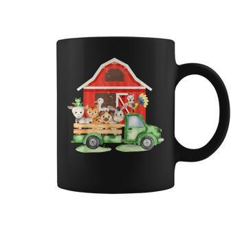 Farm Pickup Truck With Farm Animals Farmers Wife Cow Girl Coffee Mug | Mazezy