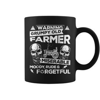 Farmer Grumpy Old Grandpa Farmer Gift Gift For Mens Coffee Mug | Mazezy