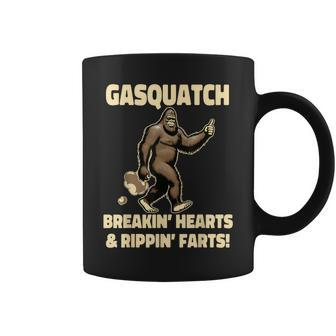 Farting Bigfoot Breaking Hearts And Ripping Farts Sasquatch Coffee Mug - Thegiftio UK