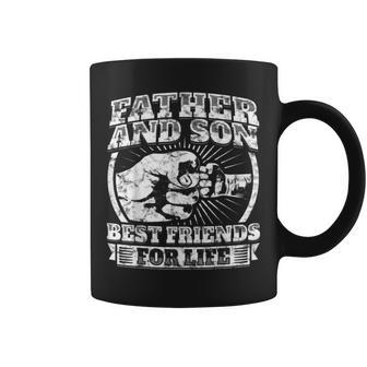 Father And Son Matching Gift Family Dad Fist Bump Coffee Mug | Mazezy