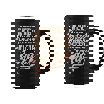 Father Husband Protector Hero Fathers Day Dad Daddy Papa Coffee Mug | Mazezy