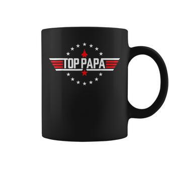Fathers Day 2023 Papa Gift From Grandkids Son Daughter Coffee Mug | Mazezy