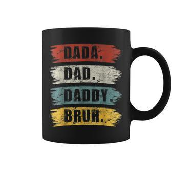 Fathers Day Gift Dada Daddy Dad Bruh Vintage Coffee Mug | Mazezy
