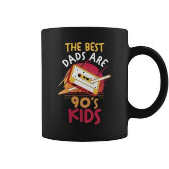 Fathers Day | Daddy | Papa | The Best Dads Are 90S Kids 90S Vintage Designs Funny Gifts Coffee Mug | Mazezy