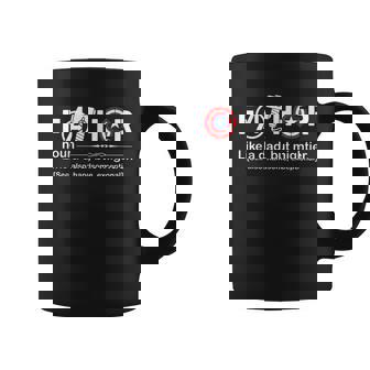 Fathor Definition Like Dad Just Way Mightier Fathor Coffee Mug | Mazezy