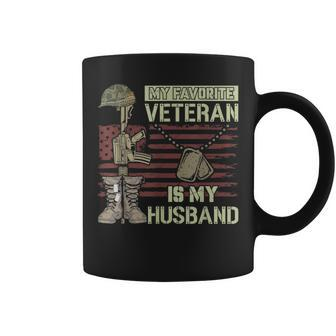 My Favorite Veteran Is My Husband Veterans Day Never Forget Coffee Mug - Monsterry DE