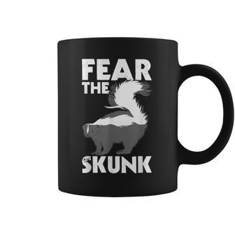 Fear The Skunk Zoologist Zookeeper Wildlife Animal Lover Coffee Mug | Mazezy