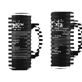 Felix Nutrition Funny Birthday Personalized Name Gift Idea Coffee Mug | Mazezy