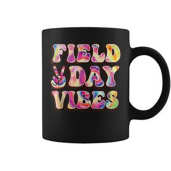 Field Day Vibes Tie Dye Happy Last Day Of School Teacher Coffee Mug | Mazezy