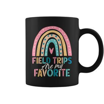 Field Trips Are My Favorite School Field Trip Rainbow Coffee Mug - Seseable