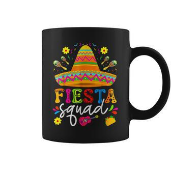 Fiesta Squad Cinco De Mayo Mexican Party Family Group Mexican Gifts Coffee Mug | Mazezy
