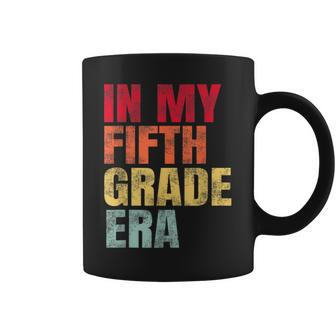 In My Fifth Grade Era Vintage Back To School Teacher Coffee Mug | Mazezy
