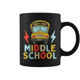 Fifth Grade Graduation Next Stop Middle School Funny Coffee Mug | Mazezy