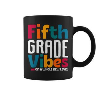 Fifth Grade Vibes Vintage 1St Day Of School Team 5Th Grade Coffee Mug - Seseable