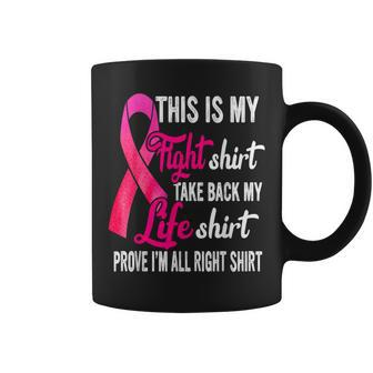 This Is My Fight Breast Cancer Awareness Pink Ribbon Coffee Mug | Mazezy