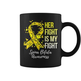 Her Fight Is My Fight Spina Bifida Awareness Coffee Mug | Mazezy