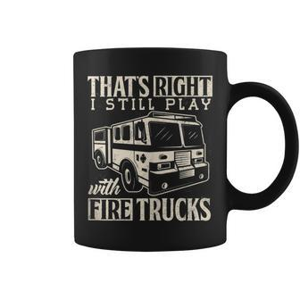 Firefighter Fireman Thin Red Line Funny T Fireman Funny Gifts Coffee Mug | Mazezy