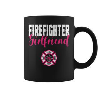 Firefighter Girlfriend For Support Of Your Fireman Coffee Mug | Mazezy