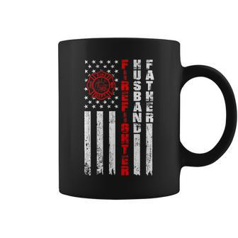 Firefighter Husband Father Fireman Fathers Day Gift For Dad Gift For Mens Gift For Women Coffee Mug | Mazezy