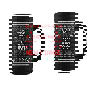 First Christmas With My New Hot Fiance Couples Matching Coffee Mug | Mazezy