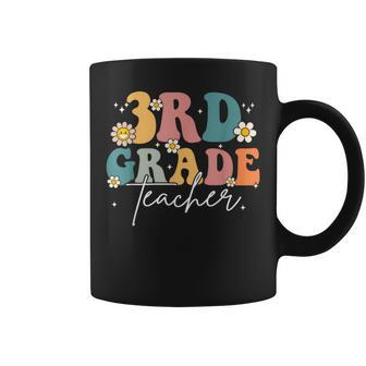 First Day Of 3Rd Grade Teacher Team Groovy Back To School Coffee Mug - Monsterry