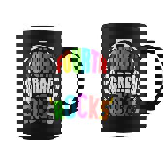 First Day Of 4Th Grade Rocks Back To School Teacher Kids Coffee Mug | Mazezy