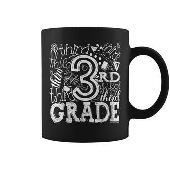 First Day Of Third Grade Teacher Welcome Back To School Coffee Mug - Monsterry DE