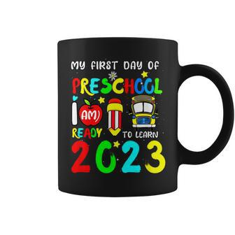 My First Day Of Preschool 2023 Coffee Mug | Mazezy